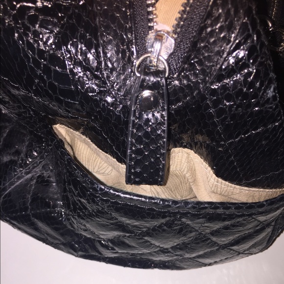 Python Snakeskin Strap Chain Handbag by PURE - Picture 2 of 8